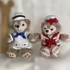 ダッフィシェリーメイセーラー服のキーホルダー2個セット
