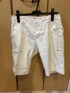 【新品】ENTRE アントレアミ ホワイト ストレッチ チノショートパンツ