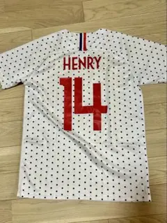 フランス代表 HENRY 14 ドット柄シャツ（アンリ）