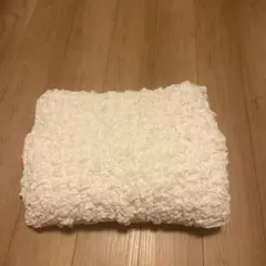 (美品)ホワイトブランケット