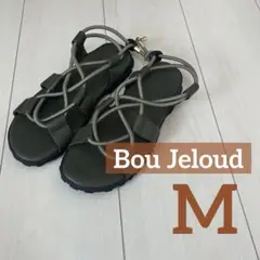 美品))Bou Jeloud コードストラップサンダル カーキ M