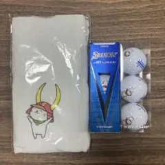SRIXON ひこにゃん　ゴルフボール6個&タオルセット　メルカリ便発送