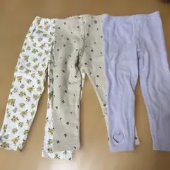 プティマイン レギンス セット 花柄 さくらんぼ ハート