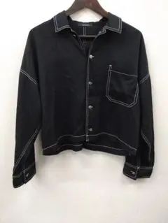 (3) JEANASIS ブラックシャツ ジケット