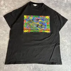 90s vintage シングルステッチ アート 海洋生物 魚