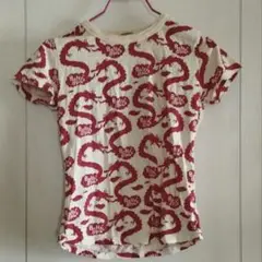 BETTY'S BLUE ドラゴン柄 Tシャツ