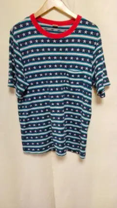 タウンクラフトペニーズ星柄コットンTシャツ美品日本製正規品サイズL