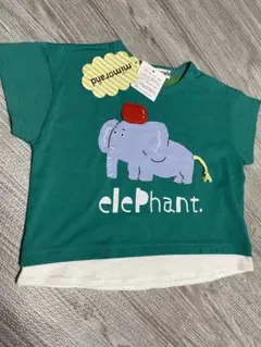 新品　mimimorand 象のイラスト Tシャツ