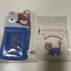 僕のヒーローアカデミア　ショートキャット　ぬいぐるみカードホルダー　豆巾着
