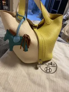 ピコタンロック 黄✖️白(ロデオチャーム別売り)