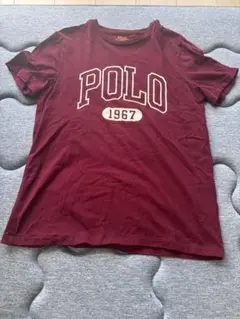 POLO RALPH LAUREN バーガンディ Tシャツ