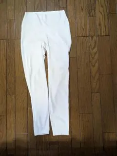 YES ホワイト レギンス L