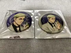 進撃の巨人　HUB　缶バッジ　エルヴィン　2つ