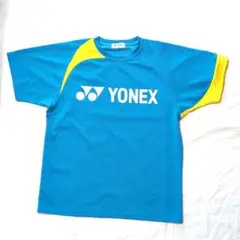 YONEX バドミントン シャツ S 青/黄
