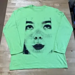 björk ビョーク　蛍光グリーンロングスリーブ　ビッグサイズ