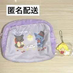 JOCHUM くじ ポーチ パープル もこ ラバーマスコット