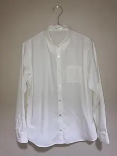 ホワイト 長袖シャツ L