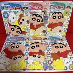 クレヨンしんちゃん　アニメ　DVD　4期　19巻〜24 巻　6枚セット　8