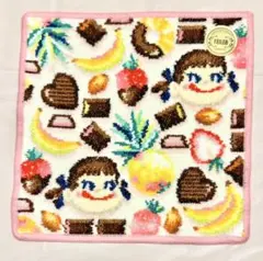 フェイラーペコちゃんハンカチ チョコレート 新品未使用 ラブラリーバイフェイラー