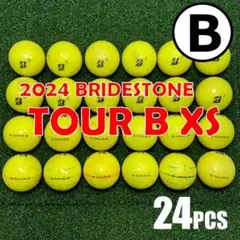【B67】 ブリヂストンTOURBXS 黄 24年 ロストボール 24球