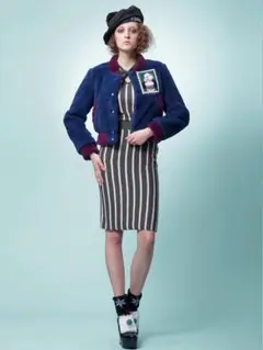 PAMEO POSE FLUFFYLETTER BLOUSON ボアジャケット