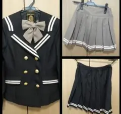 レピピアルマリオ セーラー ジャケット スカート スカパン リボン 卒業式 卒服