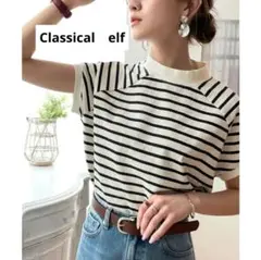綿100%　モックネックラグランTシャツ