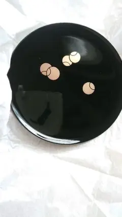 高岡漆器 銘々皿 黒 つぼつぼ 五枚 紙箱入