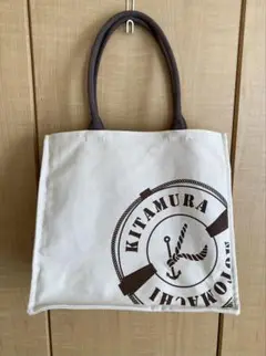極美品　キタムラ　ANCHOR-K キャンバストートバック ベージュ　アンカー