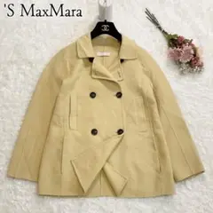 ☘️美品◆'S MaxMara◆クチートアマーノ ダブルフェイス ピーコート