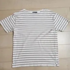 夏最終セール　しまむら　半袖　ボーダー　綿100%