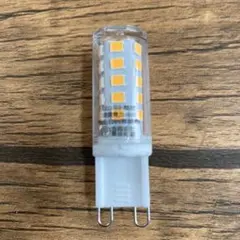 LED電球 G9口金 400lm 電球色40Ｗハロゲンランプ相当 2個セット