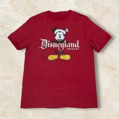 【Disney Mickey Mouse ミッキーマウスTシャツ リンガー S】
