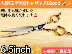 切れ味抜群カットシザー美容師プロ用はさみルックス満点✨トリマーOKペットシザー良