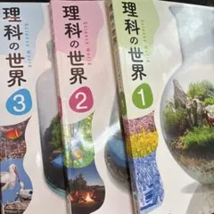 中学理科　『理科の世界』教科書　3年分