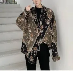 ✨セール✨現品限り✨新品✨個性的 シャツ 長袖 オーバーサイズ メンズ 韓国