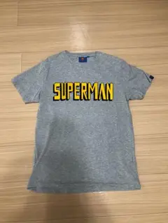 スーパーマン Tシャツ Lサイズ グレー