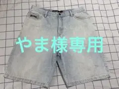 BILLABONG ライトブルー デニムハーフパンツ　36インチ