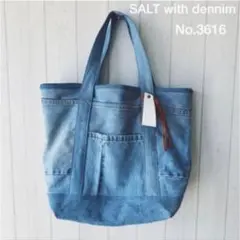 SALT with dennim★トートバッグ