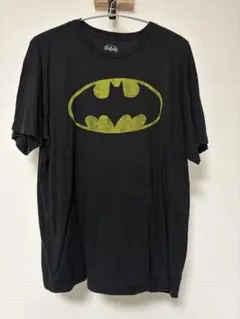 BATMAN バットマン ロゴ プリント 半袖 Tシャツ ブラック 黒
