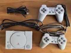 SONY PlayStation クラシック　本体 コントローラー2個付き