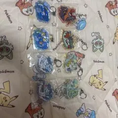 ポケモン お天気チームアクリルキーホルダー 8個セット