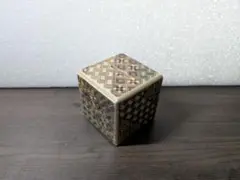 箱根寄木細工 からくり貯金箱