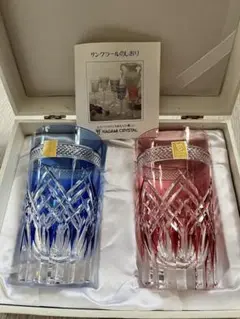 【KAGAMI CRYSTAL】カガミクリスタル サンクラールレア形　5色セット KAGAMI CRYSTAL】カガミクリスタル サンクラールレア形 5色