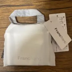 Francfranc フランフラン バイカラー エコバッグ S ホワイト