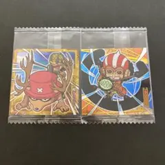 ワンピース ウエハース シール　ウソップ　チョッパー