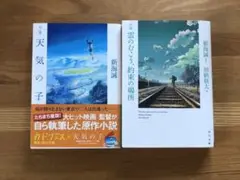 天気の子 雲のむこう、約束の場所 新海 誠 2冊セット