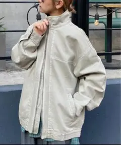 TYPYdenim スタンドネックジップデニムブルゾン