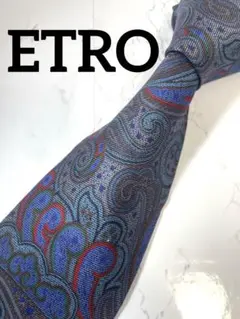 【極美品】エトロ ETRO ペイズリー柄 ネクタイ