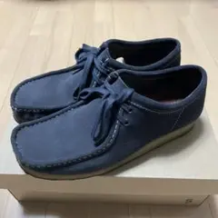 Clarksワラビー ネイビー 希少